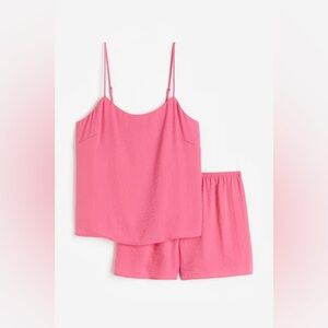 H&M Pink Camisole & Shorts Women's Pajama Set